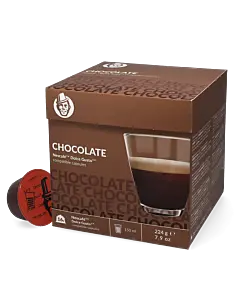 Kaffekapslen Chocolate package and capsule for Dolce Gusto