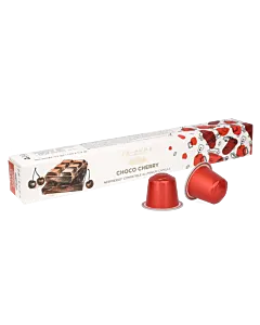 FRIENDS Choco Cherry package and capsule for Nespresso
