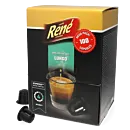 Café René Lungo Big Pack package and capsule for Nespresso®