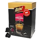 CafÃ© RenÃ© Lungo Forte Big Pack package and capsule for NespressoÂ®