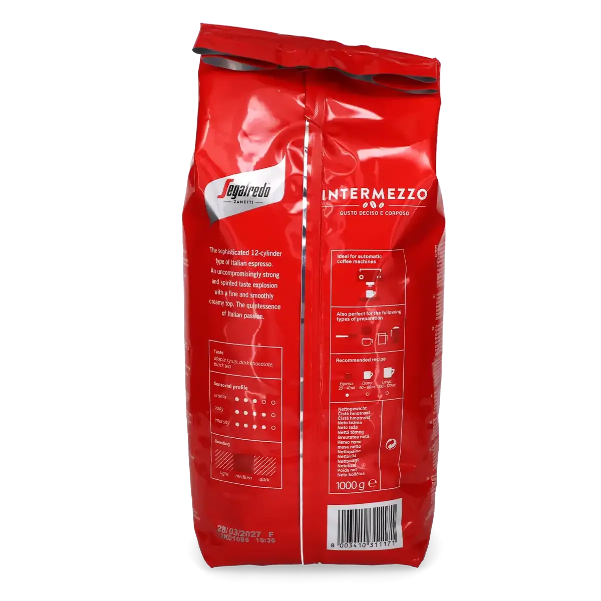 Segafredo | Intermezzo - 1000 g boabe de cafea