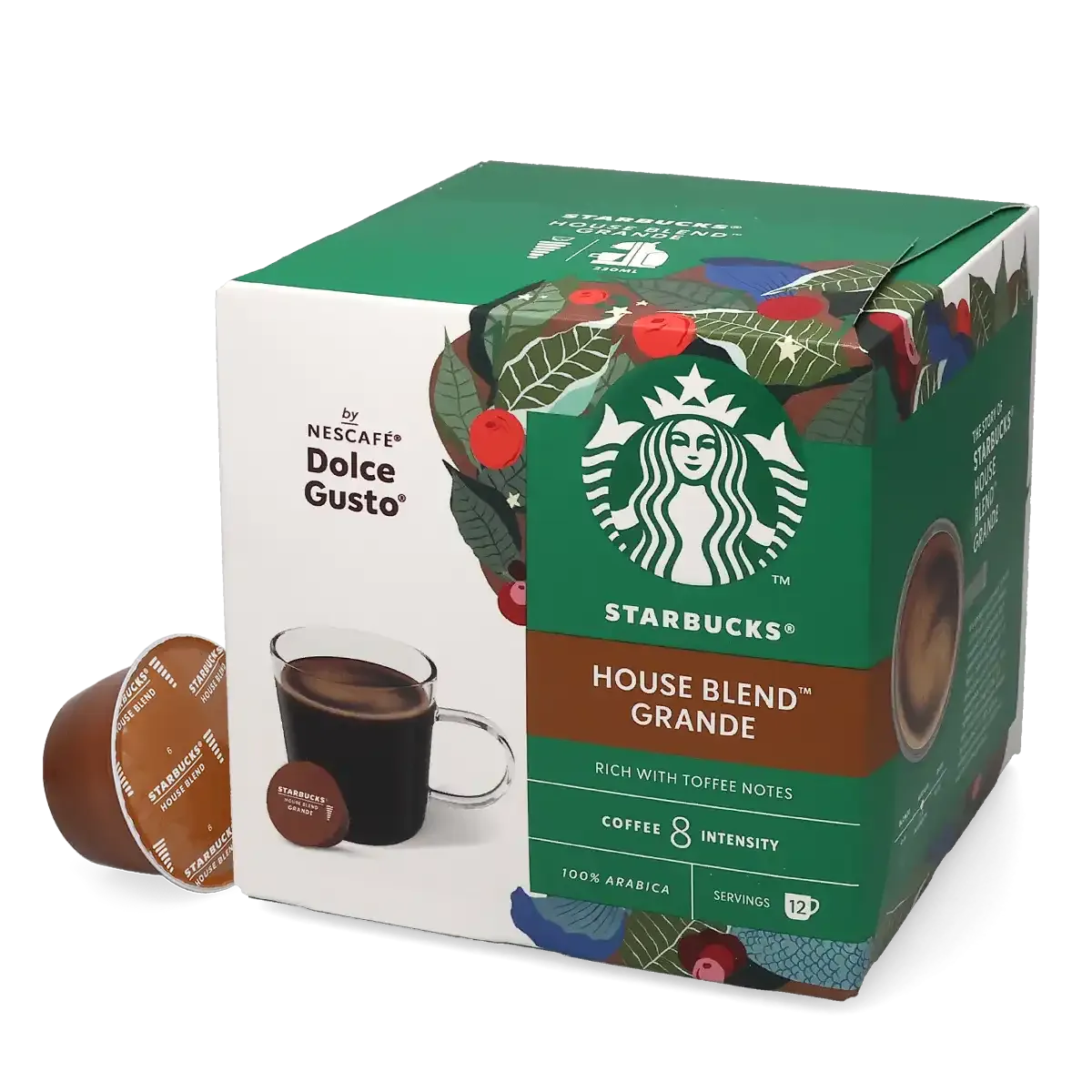Starbucks | Grande House Blend - 12 capsule pentru Nescafé® Dolce