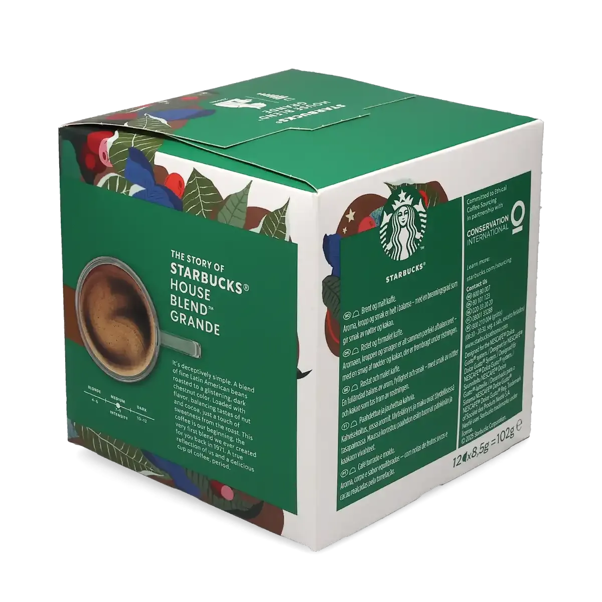Starbucks | Grande House Blend - 12 capsule pentru Nescafé® Dolce