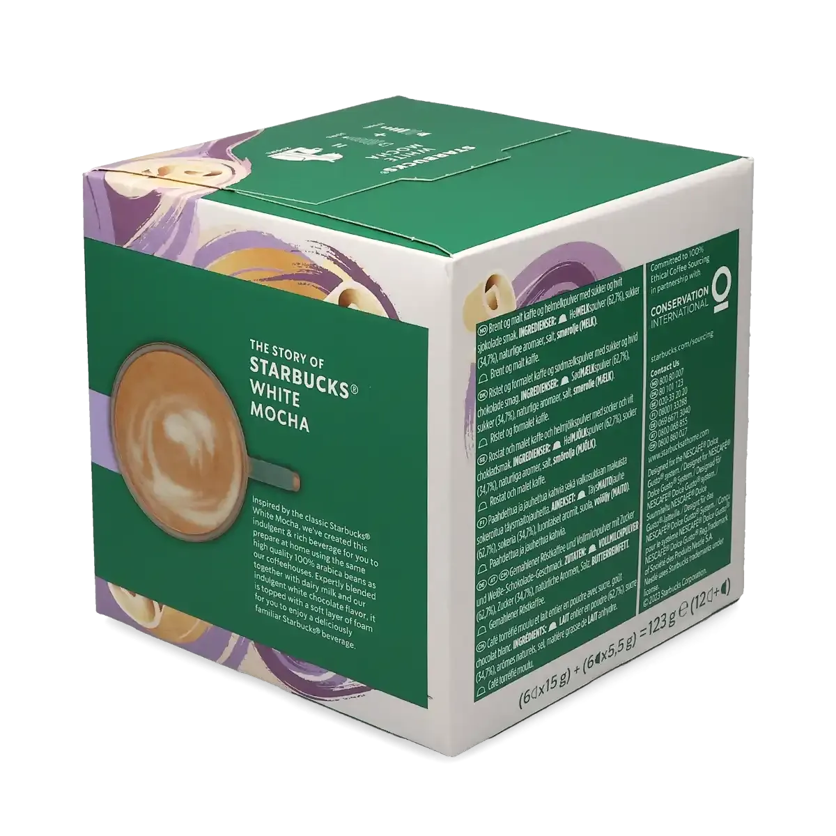 Starbucks | White Mocha - 12 capsule pentru Nescafé® Dolce Gusto