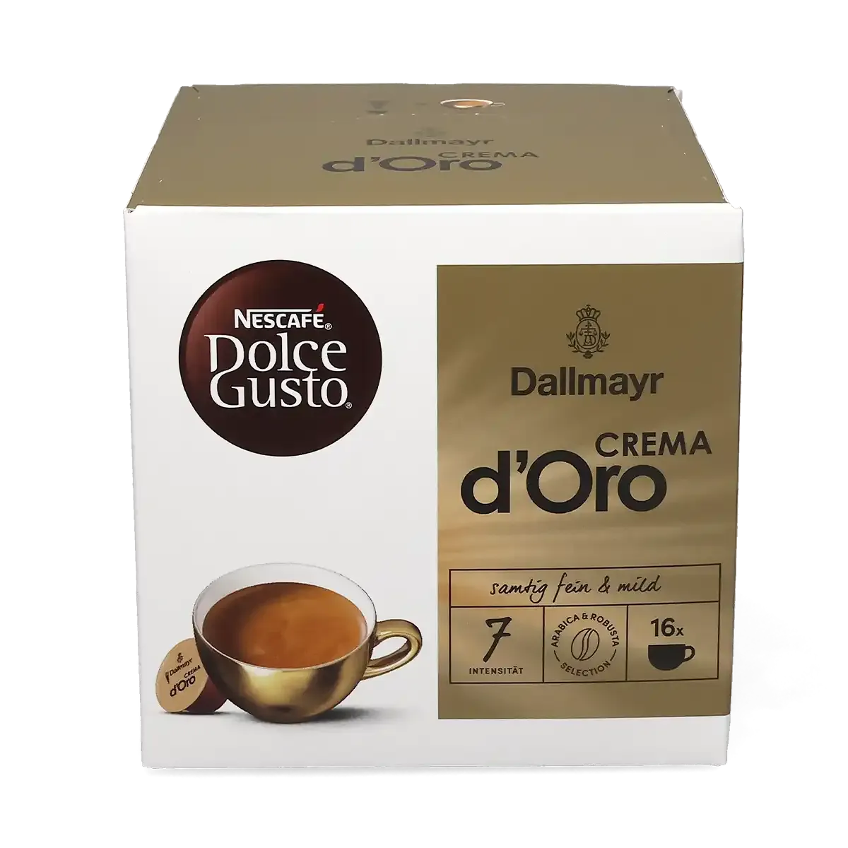 Nescafé | Dallmayr Crema d'Oro - 16 capsule pentru Nescafé® Dolce