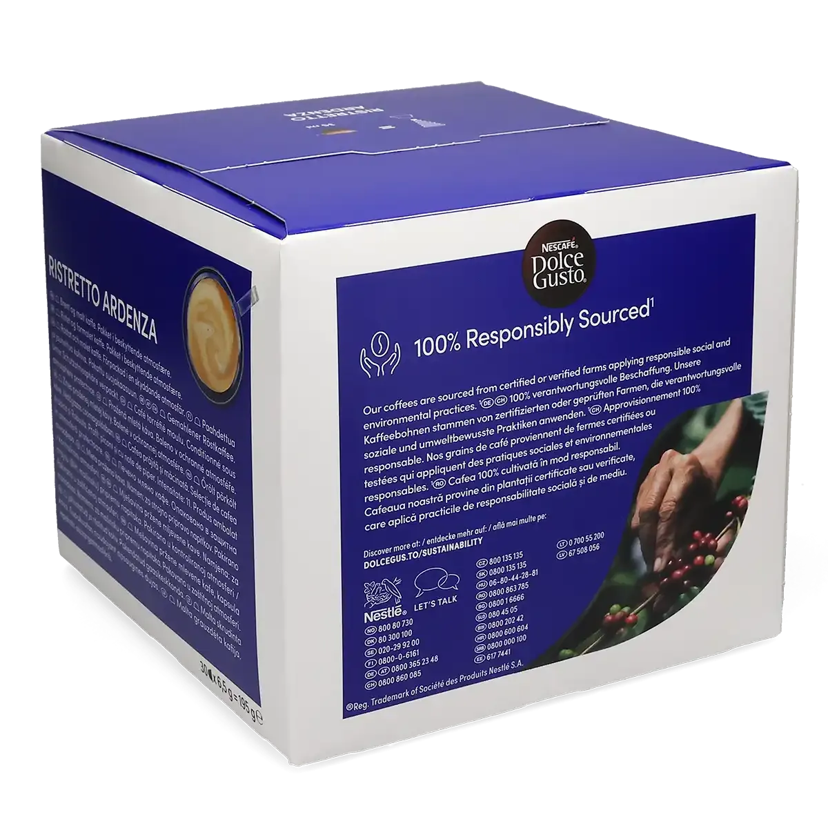 Nescafé | Ristretto Ardenza - 30 capsule pentru Nescafé® Dolce Gusto