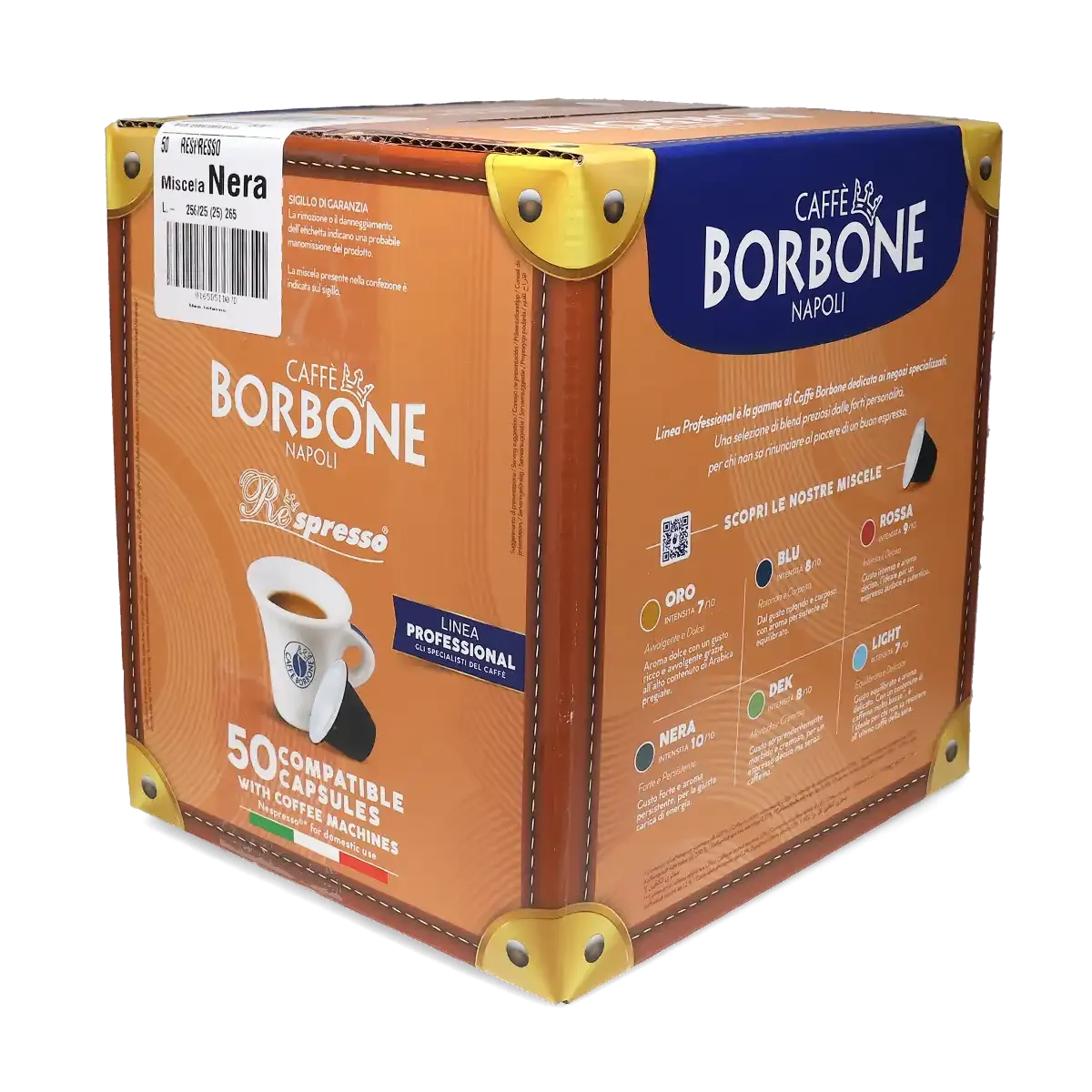 Caffè Borbone | Miscela Nera - 50 capsule compatibil cu Nespresso®