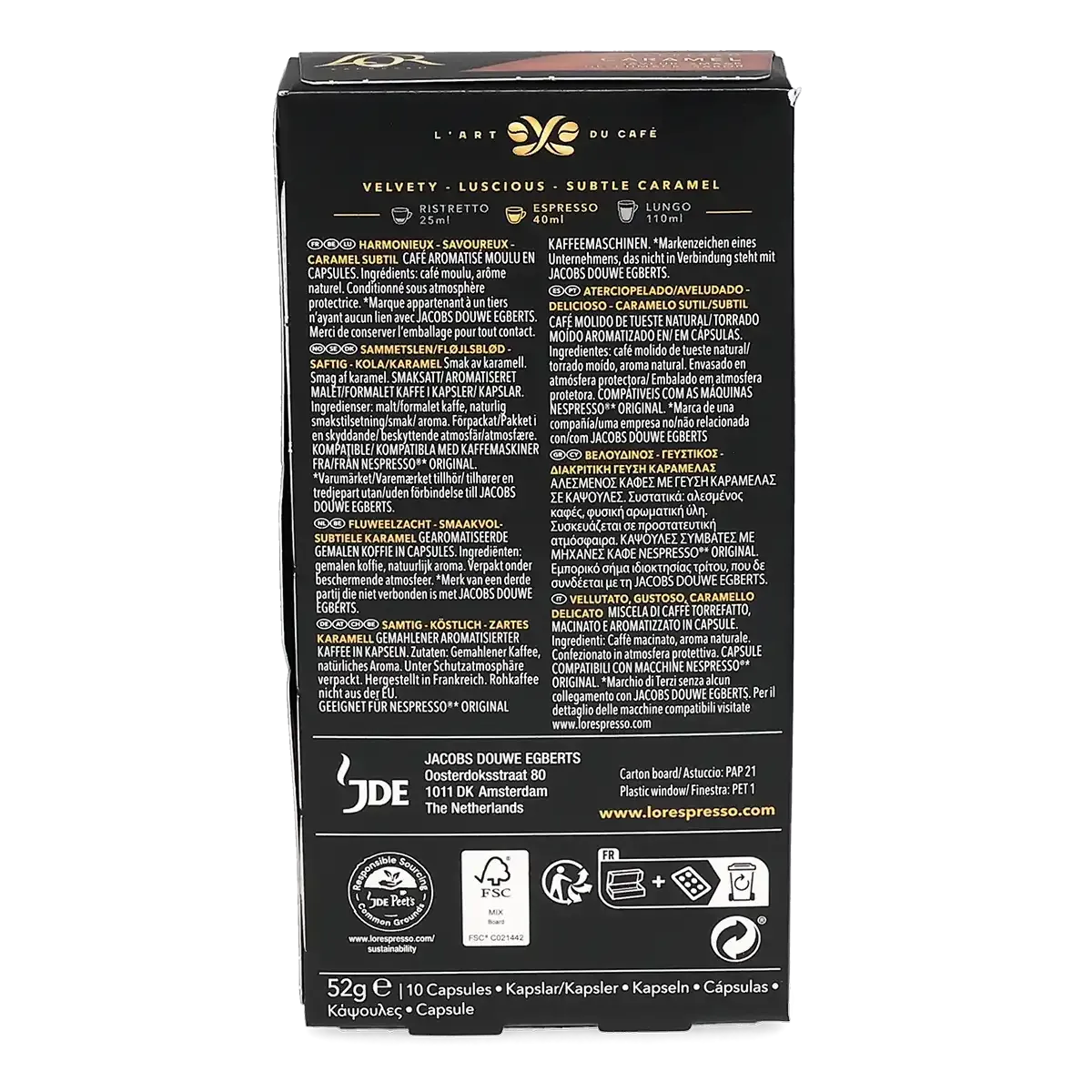 L'OR | Espresso Caramel - 10 capsule compatibil cu Nespresso®