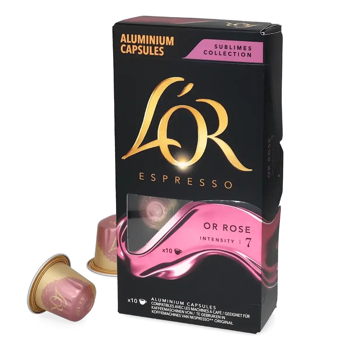 その他 rose L'OR | Or Rose - 10 capsule compatibil cu Nespresso®