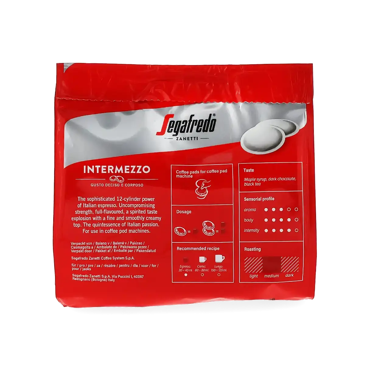 Segafredo | Intermezzo - 16 paduri compatibil Senseo