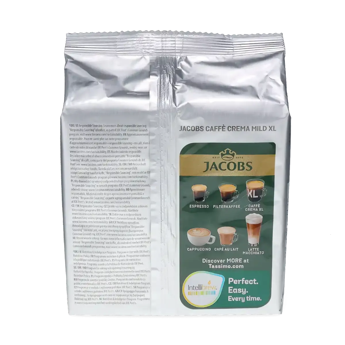 Jacobs | Caffè Crema Mild XL - 16 capsule pentru Tassimo