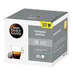 Nescafé Ristretto Barista Big Pack package and capsule for Dolce Gusto
