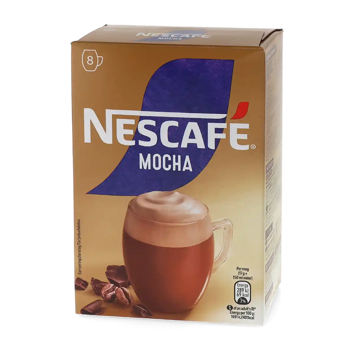 Nescafé | Mocha - 8 stick-uri de cafea solubilă
